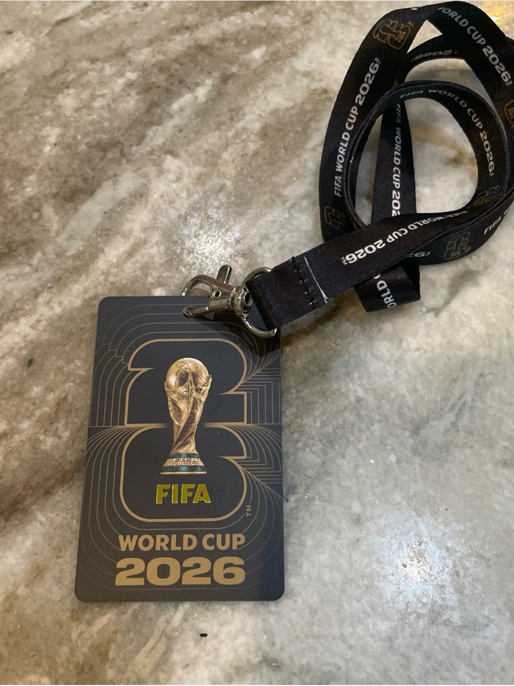 FIFA World Cup 2026 Lanyard Badge